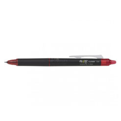 Roller cu gel Pilot Frixion Clicker, cu mecanism, 0.5 mm, rosu