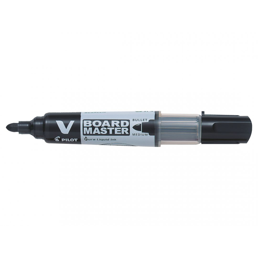 Marker pentru tabla Pilot V-Board, varf rotund, 2.3-6 mm, negru Marker pentru tabla Pilot V-Board, varf rotund, 2.3-6 mm, negru