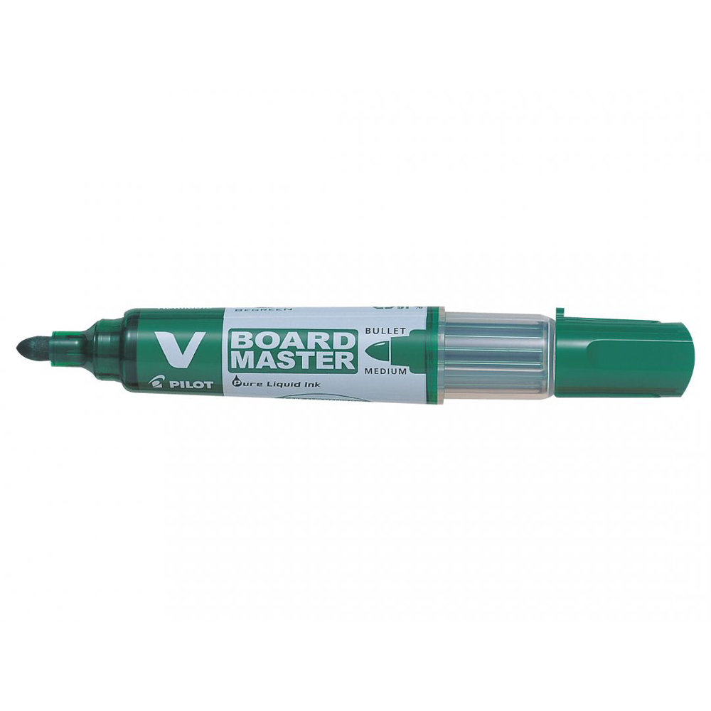 Marker pentru tabla Pilot V-Board, varf rotund, 2.3-6 mm, verde Marker pentru tabla Pilot V-Board, varf rotund, 2.3-6 mm, verde