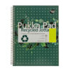 Caiet cu spirala Pukka Pad Jotta Recycled, A4, dictando, 110 pagini cu 4 perforatii indosariere