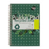 Caiet cu spirala Pukka Pad Jotta Recycled, A5, dictando, 110 pagini cu 4 perforatii indosariere