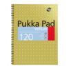 Caiet A4 spira dubla Pukka Pads Vellum, 120 pagini, dictando Caiet A4 spira dubla Pukka Pads Vellum, 120 pagini, dictando