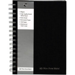 Caiet cu spirala Pukka Pad A5, 160 pagini, dictando, microperforatii