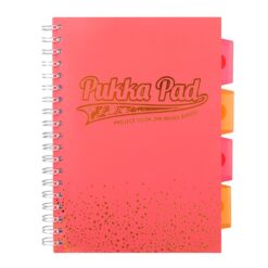 Caiet B5 cu spira si separatoare Pukka Pads PBB, matematica, coral