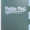 Caiet cu spira si separatoare A4 Pukka Pads PB Glee dictando 200 pag verde Caiet cu spira si separatoare A4 Pukka Pads PB Glee dictando 200 pag verde