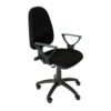 Scaun operational Torino, cu brate, stofa, negru Scaun operational Torino, cu brate, stofa, negru