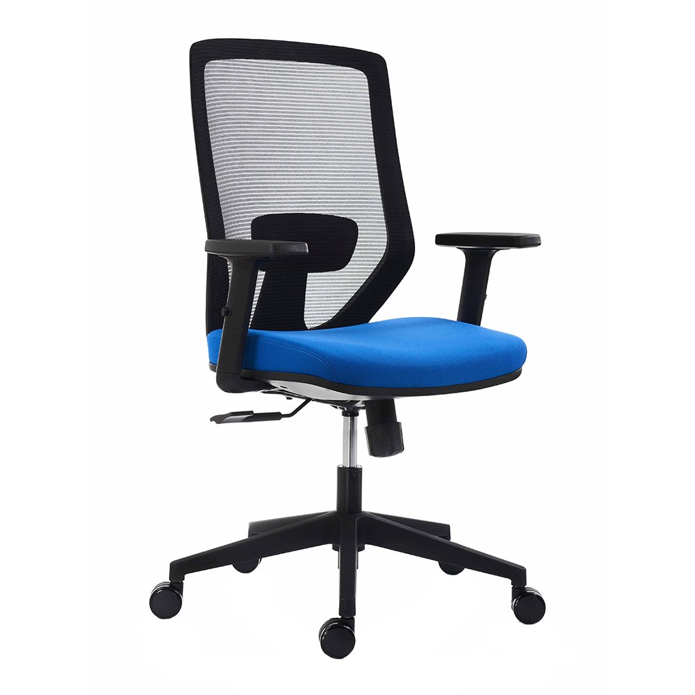 Scaun operational Zen, negru/albastru Scaun operational Zen, negru/albastru