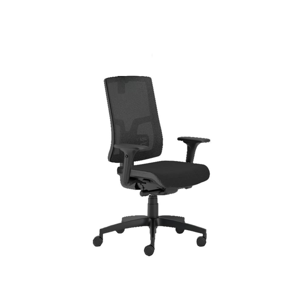 Scaun operational, Pure, tapitat, negru Scaun operational, Pure, tapitat, negru