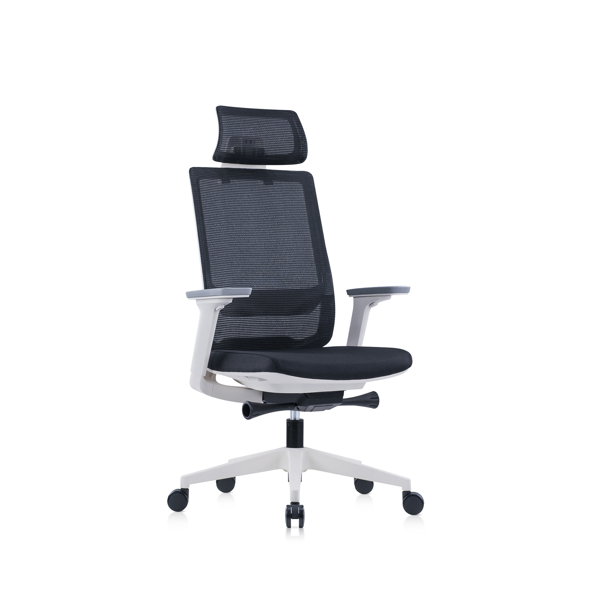 Scaun operational ergonomic, Meteor X, cu tetiera, negru Scaun operational ergonomic, Meteor X, cu tetiera, negru
