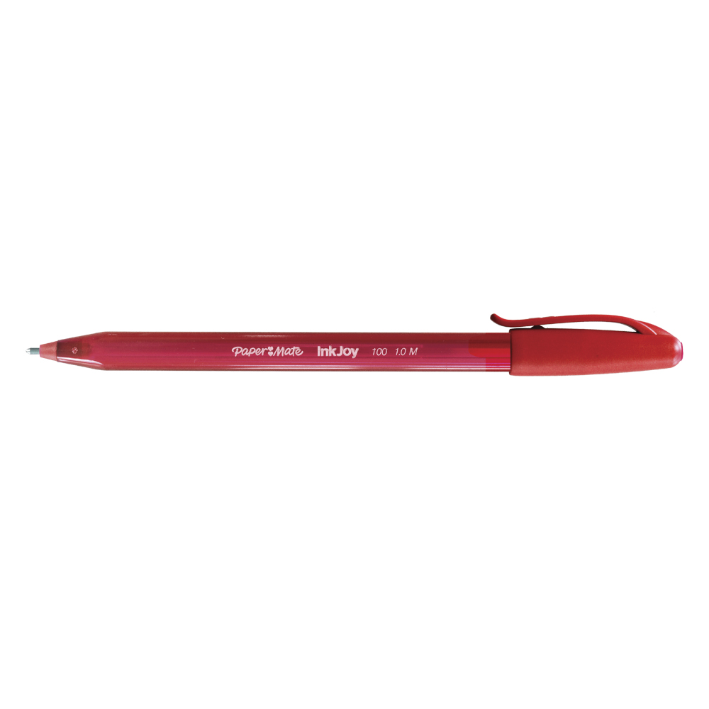 Pix, Papermate, InkJoy, varf 1 mm, plastic, rosu Pix, Papermate, InkJoy, varf 1 mm, plastic, rosu