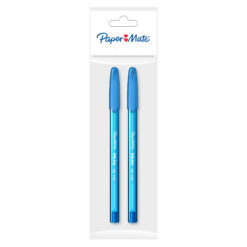 Pix fara mecanism Papermate Inkjoy 100C gel, albastru, 2 bucati/set