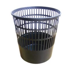 Cos pentru birou, Tami, 16 l, perforat, negru