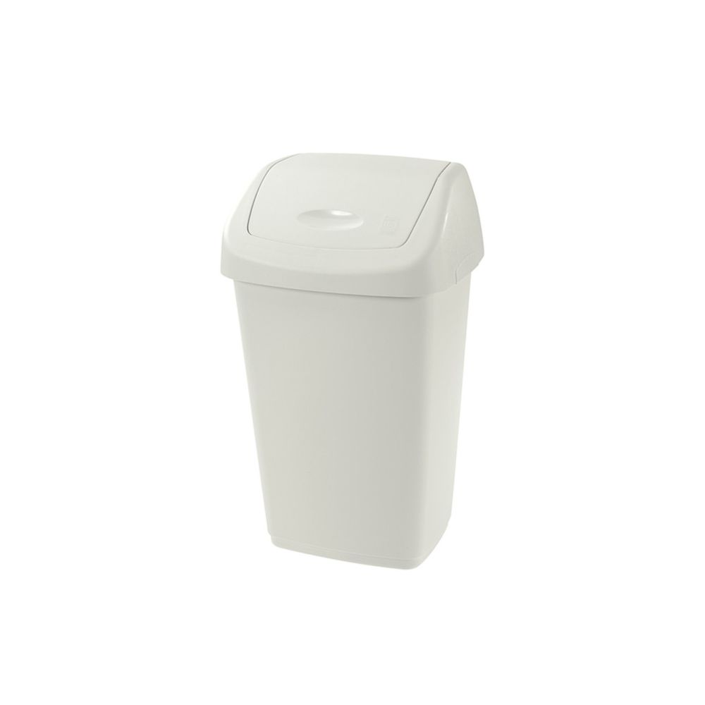 Cos pentru gunoi, Aurora, 25 l, capac batant, 25 l, crem Cos pentru gunoi, Aurora, 25 l, capac batant, 25 l, crem