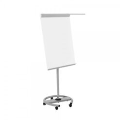 Flipchart mobil Rocada, cu 2 brate, convertibil in masa, 68x95 cm