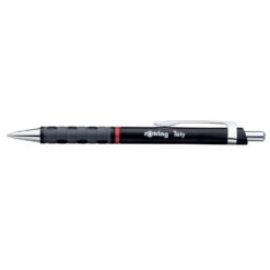 Pix cu mecanism, Rotring, Tikky III, 0.8 mm, negru, mina albastra