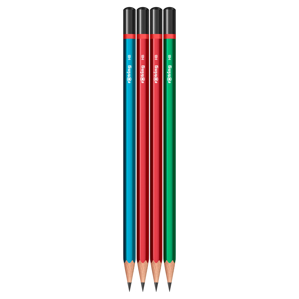 Set 4 creioane grafit Rotring, HB Set 4 creioane grafit Rotring, HB