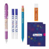 Set stilou Papermate, 2 picuri cu rescriere, creion mecanic 1.3 mm, mine 1.3 mm, 2 notes A5
