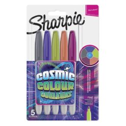 Set marker permanent Papermate, Sharpie, 5 culori, cosmic