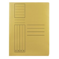 Dosar cu sina Basic, carton, galben