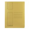 Dosar plic Basic, carton, galben, 10 bucati/set