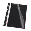 Dosar PP cu multiperforatii Esselte VIVIDA, A4, negru, 10 buc/set Dosar PP cu multiperforatii Esselte VIVIDA, A4, negru, 10 buc/set