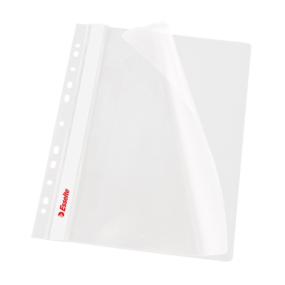 Dosar PP cu multiperforatii Esselte VIVIDA, A4, alb, 10 buc/set Dosar PP cu multiperforatii Esselte VIVIDA, A4, alb, 10 buc/set