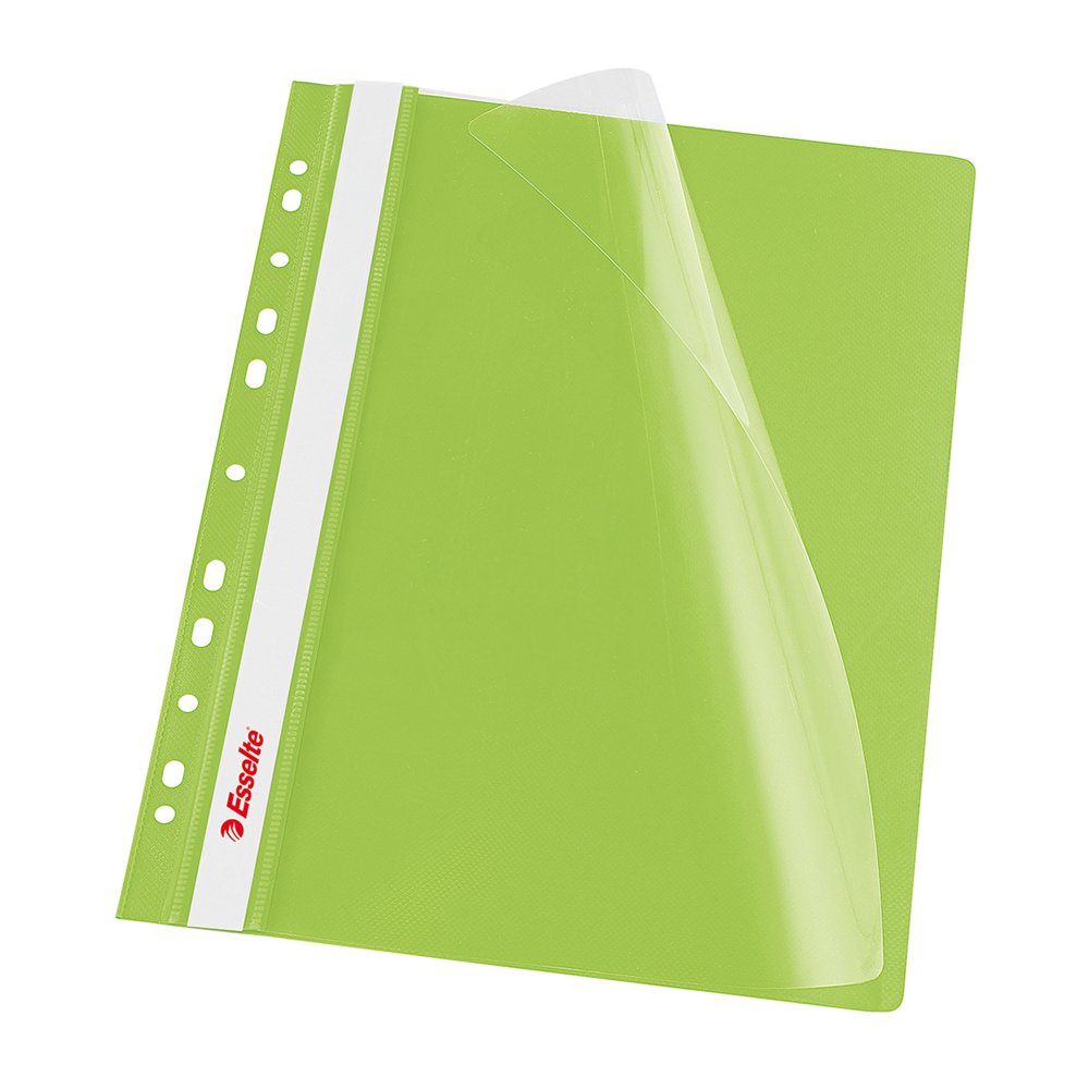 Dosar PP cu multiperforatii Esselte VIVIDA, A4, verde, 10 buc/set Dosar PP cu multiperforatii Esselte VIVIDA, A4, verde, 10 buc/set