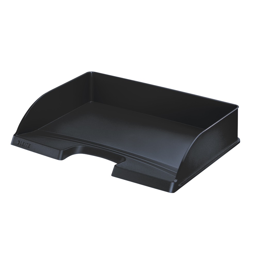 Tavita pentru documente Leitz Plus landscape, plastic, neagra Tavita pentru documente Leitz Plus landscape, plastic, neagra