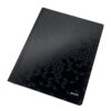 Dosar cu sina Leitz WOW, carton laminat, A4, 250 coli, negru Dosar cu sina Leitz WOW, carton laminat, A4, 250 coli, negru