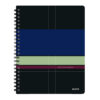 Caiet de birou Leitz Executive Get Organized, PP, A4, cu spira, matematica, negru/violet Caiet de birou Leitz Executive Get Organized, PP, A4, cu spira, matematica, negru/violet
