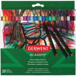 Carioci lavabile DERWENT Academy, 20 culori