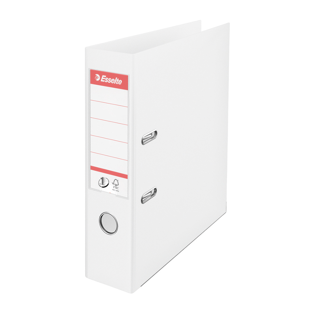 Biblioraft Esselte No.1 Power, PP/PP, A4, 75 mm, VIVIDA alb Biblioraft Esselte No.1 Power, PP/PP, A4, 75 mm, VIVIDA alb