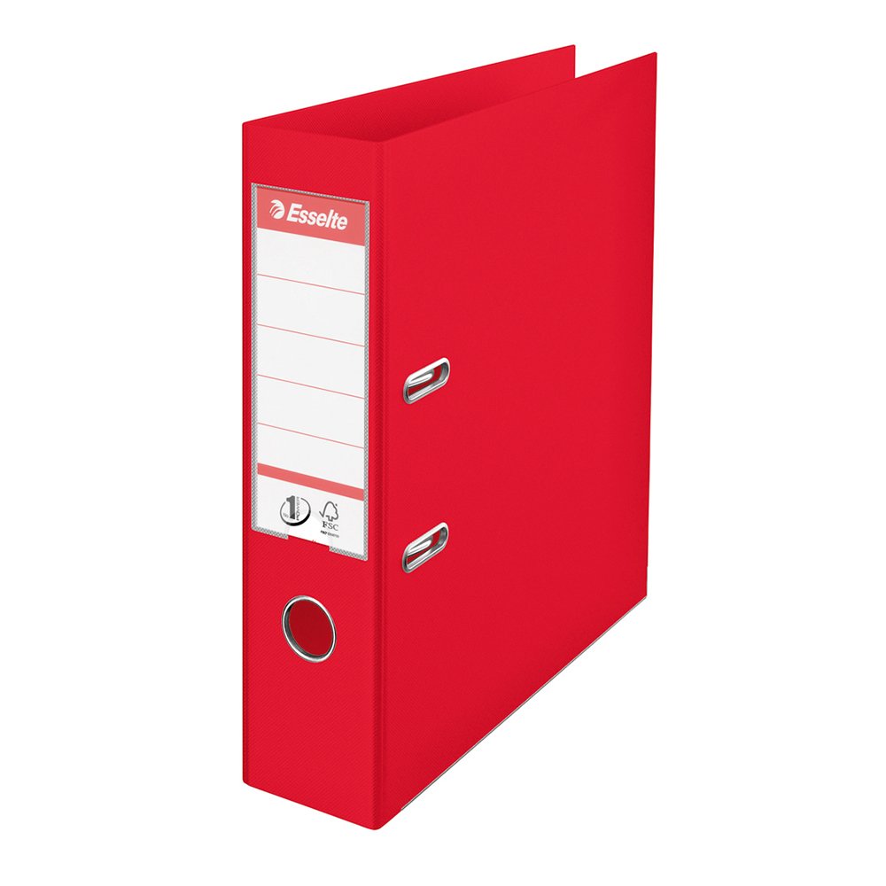 Biblioraft Esselte No.1 Power, PP/PP, A4, 75 mm, VIVIDA rosu Biblioraft Esselte No.1 Power, PP/PP, A4, 75 mm, VIVIDA rosu