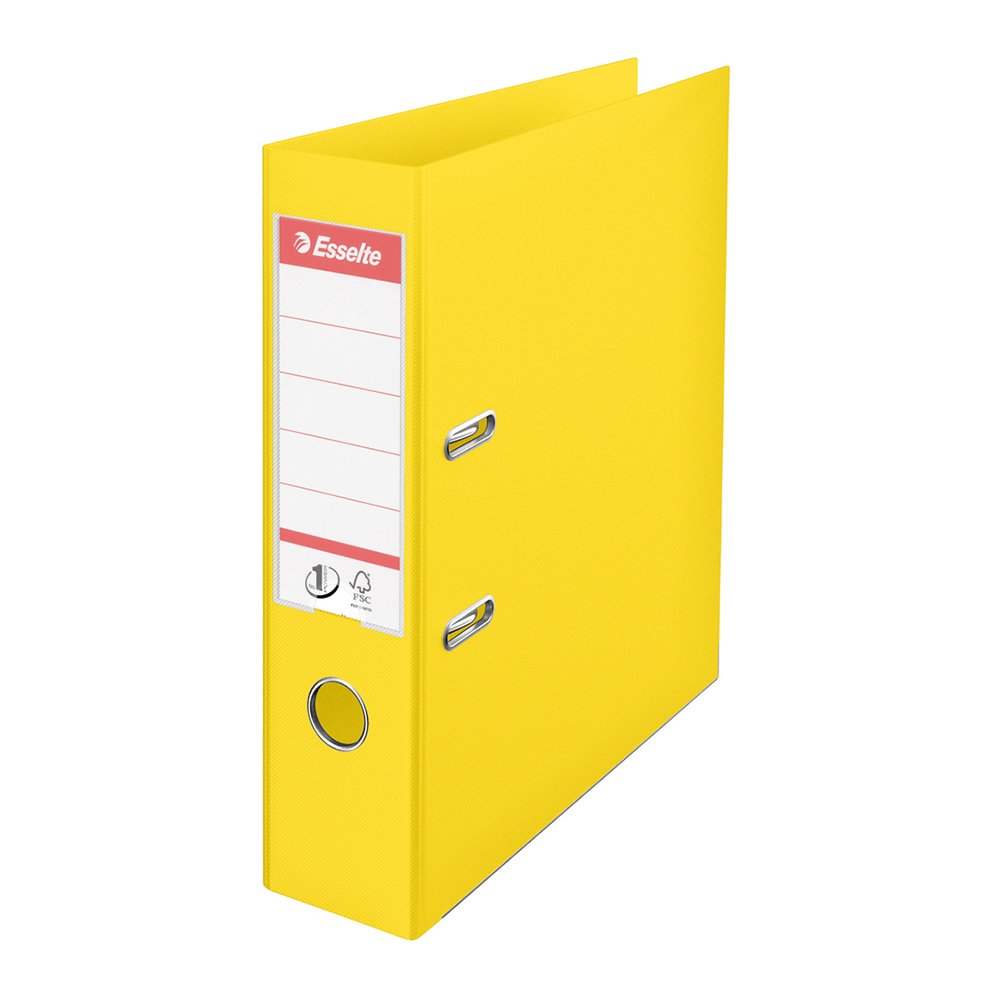 Biblioraft Esselte No.1 Power, PP/PP, A4, 75 mm, VIVIDA galben Biblioraft Esselte No.1 Power, PP/PP, A4, 75 mm, VIVIDA galben