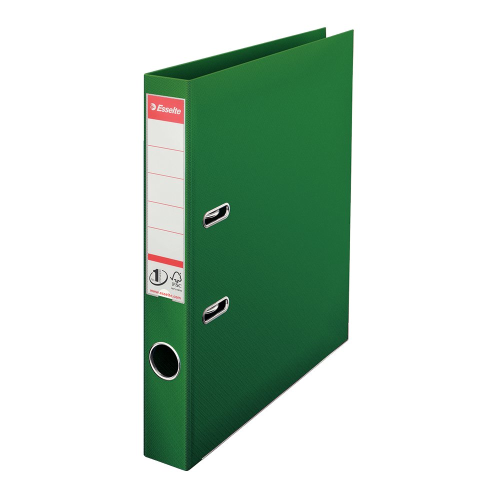 Biblioraft Esselte No.1 Power, PP/PP, A4, 50 mm, verde Biblioraft Esselte No.1 Power, PP/PP, A4, 50 mm, verde