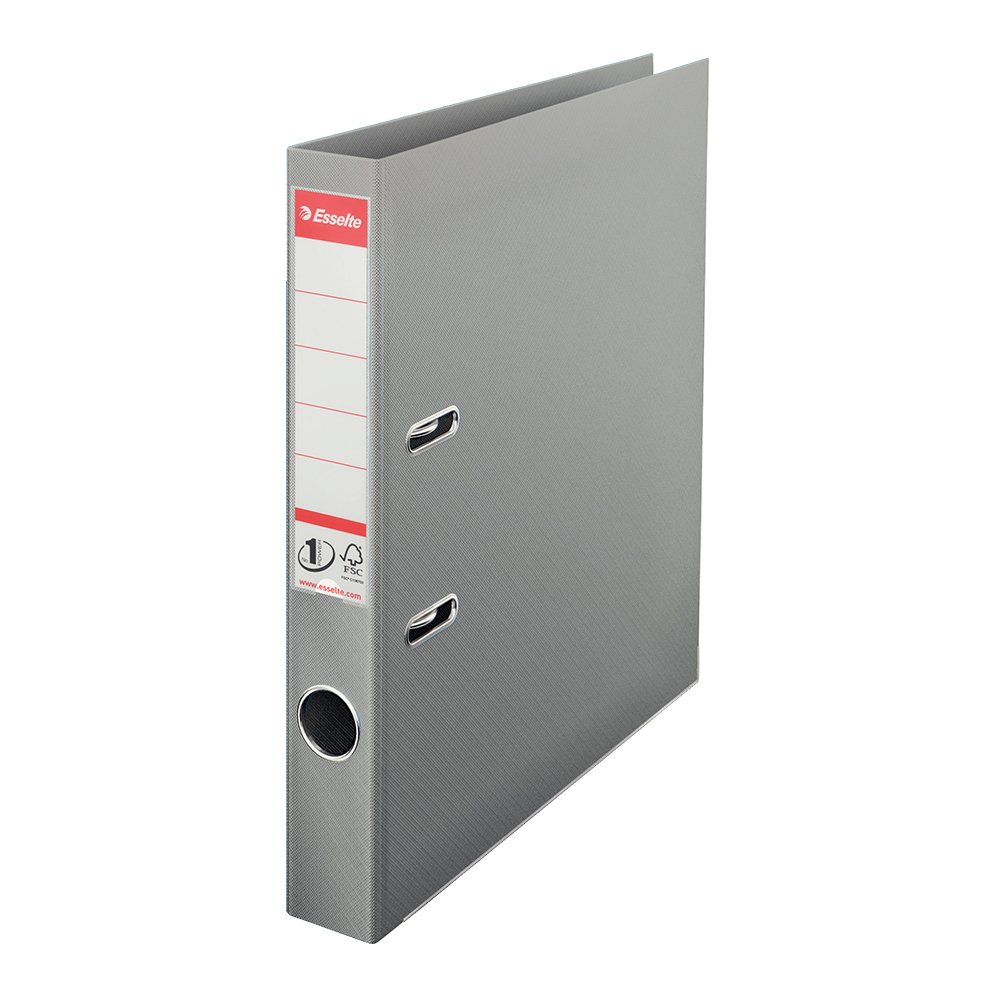 Biblioraft Esselte No.1 Power, PP/PP, A4, 50 mm, gri Biblioraft Esselte No.1 Power, PP/PP, A4, 50 mm, gri
