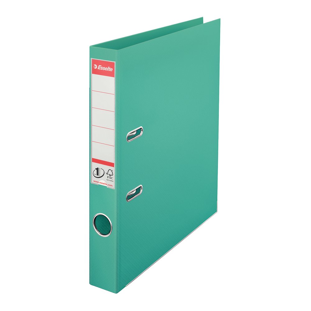 Biblioraft Esselte No.1 Power, PP/PP, A4, 50 mm, turcoaz Biblioraft Esselte No.1 Power, PP/PP, A4, 50 mm, turcoaz