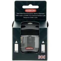 Ascutitoare electrica DERWENT Professional, dubla, plastic, negru