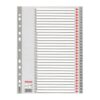 Index din plastic Esselte, A4, index 1-31