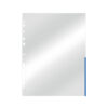 Folie protectie Esselte, A4, margine albastra, 100 bucati/set