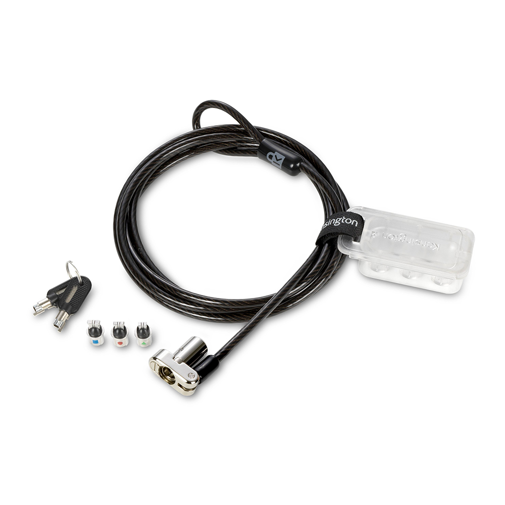 Cablu de securitate Kensington, universal 3-in-1, cu cheie, (pt slot T-Bar & Nano & Wedge) Cablu de securitate Kensington, universal 3-in-1, cu cheie, (pt slot T-Bar & Nano & Wedge)