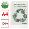 Folie de protectie Esselte Recycled, PP, 70 microni, A4 , 100 bucati/set Folie de protectie Esselte Recycled, PP, 70 microni, A4 , 100 bucati/set