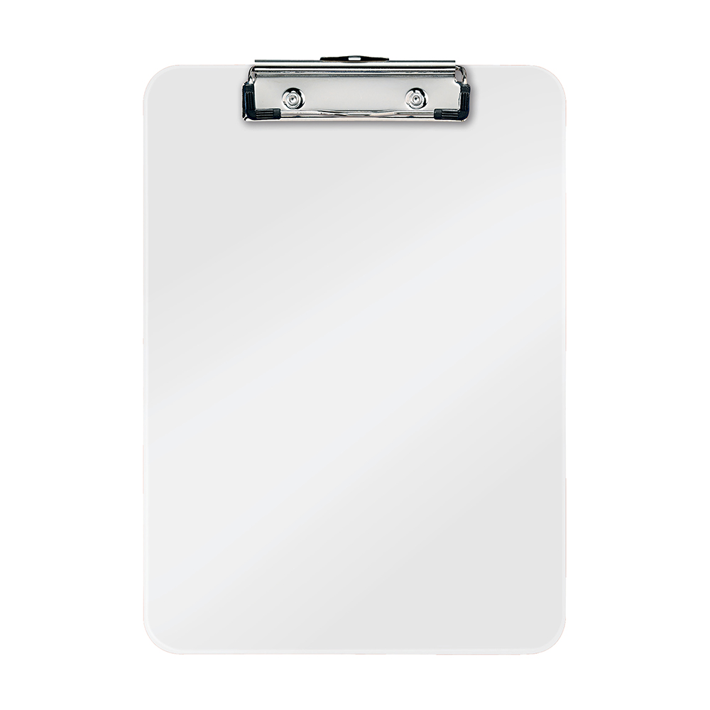 Clipboard Leitz WOW, simplu, PS, A4, 100 coli, alb Clipboard Leitz WOW, simplu, PS, A4, 100 coli, alb