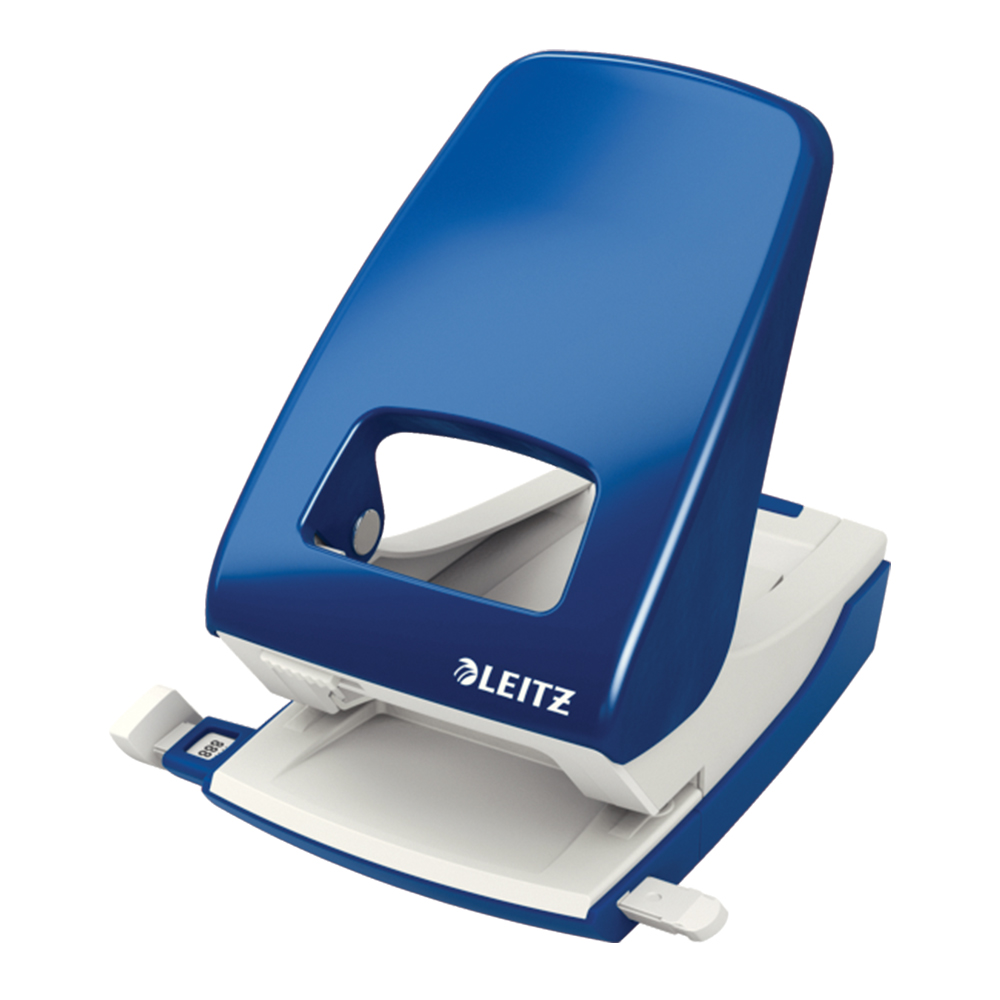 Perforator metalic Leitz 5138 NeXXt Series, 40 coli, albastru Perforator metalic Leitz 5138 NeXXt Series, 40 coli, albastru