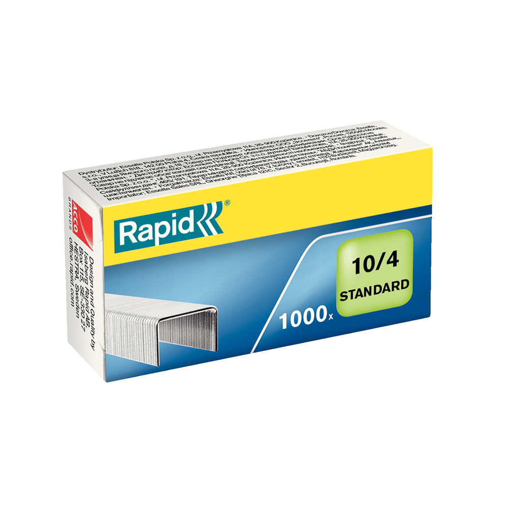 Capse Rapid Standard, 10/4, 2-10 coli, 1000 buc/cutie Capse Rapid Standard, 10/4, 2-10 coli, 1000 buc/cutie