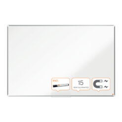 Tabla NOBO Premium Plus, otel lacuit, 150x120 cm, magnetica, include marker si tavita, alb