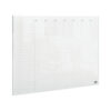 Organizator NOBO, saptamanal, acrylic, pentru birou sau perete,  A4, marker inclus, transparent