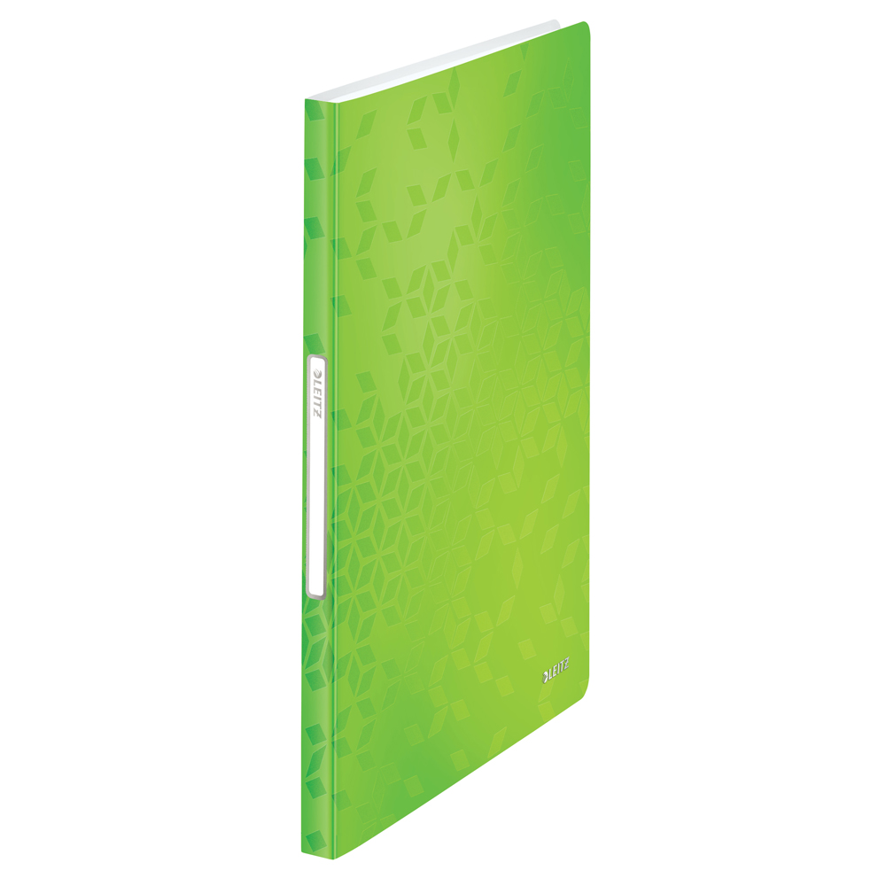 Mapa de prezentare Leitz WOW, coperta moale, PP, A4, 40 de folii, verde Mapa de prezentare Leitz WOW, coperta moale, PP, A4, 40 de folii, verde