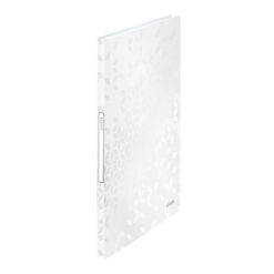 Mapa de prezentare Leitz WOW, coperta moale, PP, A4, 40 de folii, alb