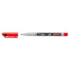 Marker permanent Stabilo Write-4-All, corp plastic, varf rotund, 1 mm, rosu